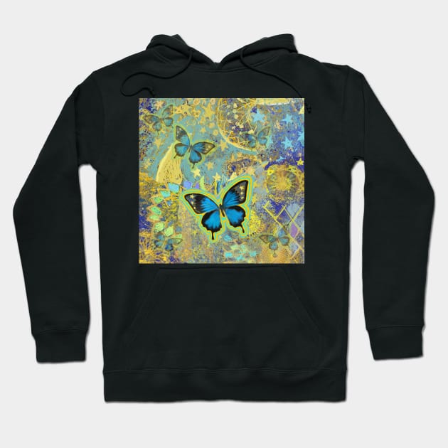 Brilliant Butterflies 01 Hoodie by PeggyNovak